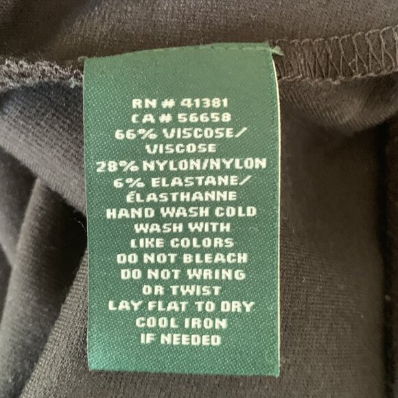 Lauren by Ralph Lauren Black Mermaid Knee-Length Skirt - Medium - Picture 4 of 5